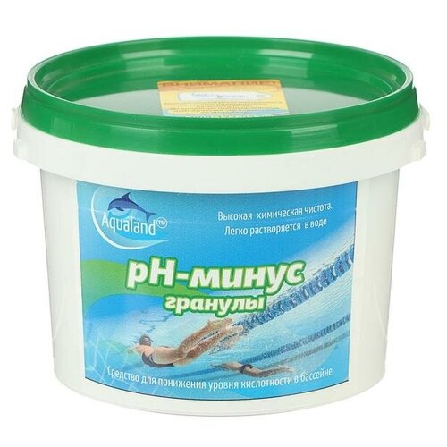 Регулятор pН-минус Aqualand, гранулы, 1 кг 6625521