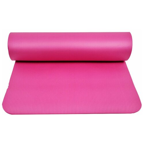 Коврик для йоги с сумкой для переноски 183х61х0,8, ярко-розовый