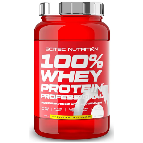 Scitec Nutrition 100% Whey Protein Professional (920 гр) (лимонный чизкейк)