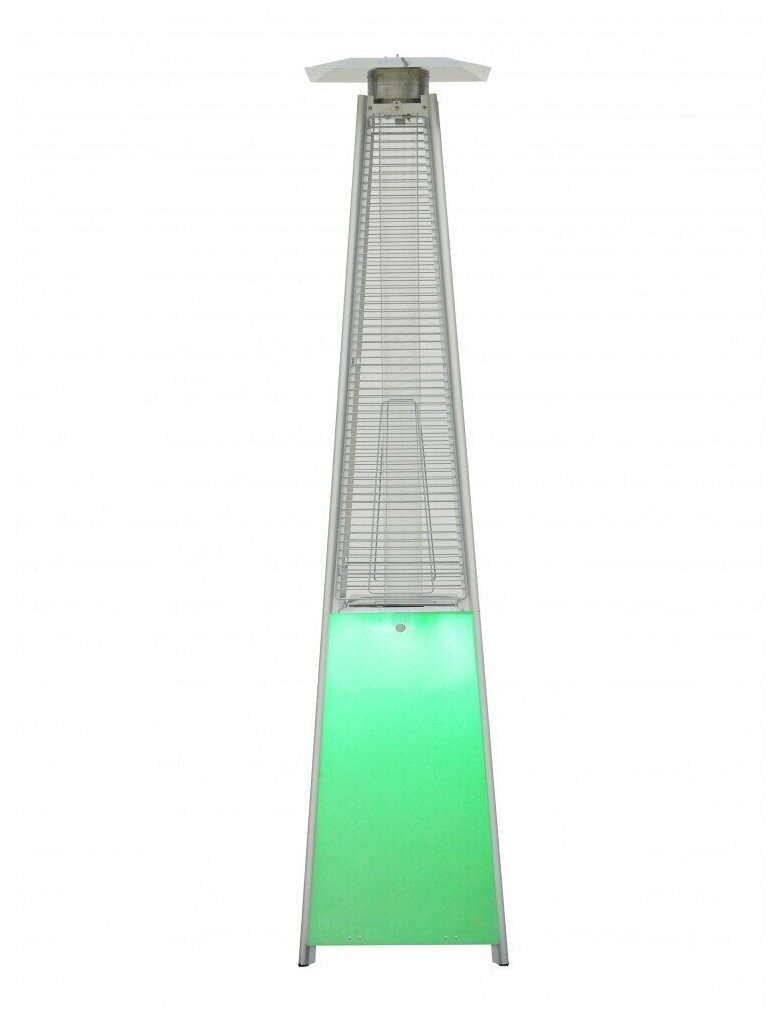 Уличный газовый инфракрасный обогреватель NEOCLIMA 08HW-BL с LED подсветкой, 13 кВт