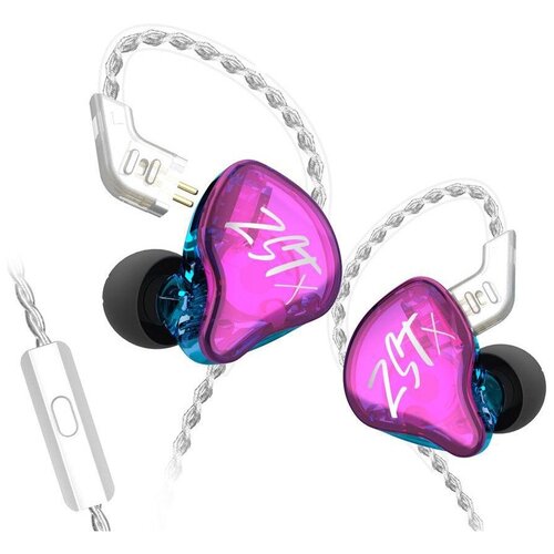 Наушники KZ Acoustics ZST X с микрофоном разноцветные 2550₽