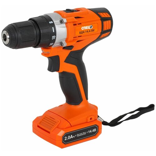 Дрель-шуруповерт аккумуляторная Спец БДА-144ЛИ 14 В Li-ion 2x2 Ач 283900₽