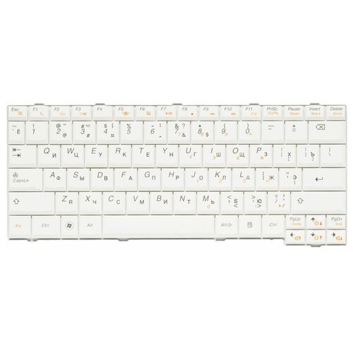 Клавиатура для ноутбуков Lenovo IdeaPad S12 RU White 1260₽