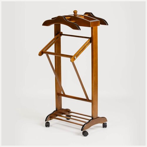 Изображение товара Вешалка напольная из массива бука, орех