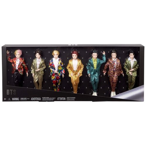 фото Bts mattel подарочный набор из 7 кукол бтс (bts fashion doll seven-pack, based on bangtan boys global boy band)