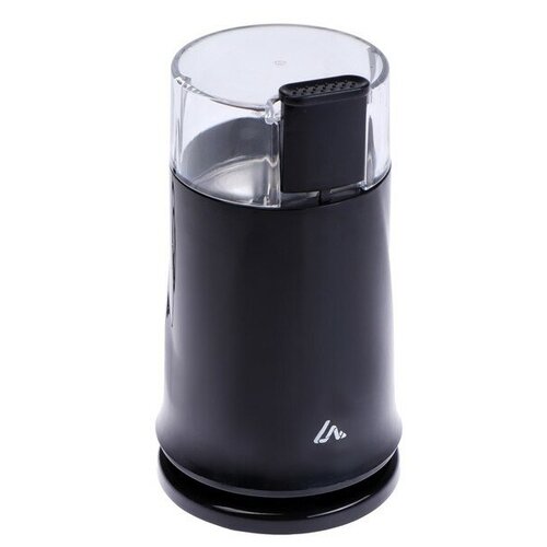 Кофемолка электрическая LuazON LCG-02, 120 Вт, 80 г, черная