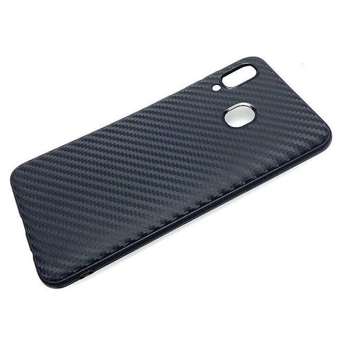 фото Чехол силиконовый для samsung a20s / tpu, матовый черный / zamarket