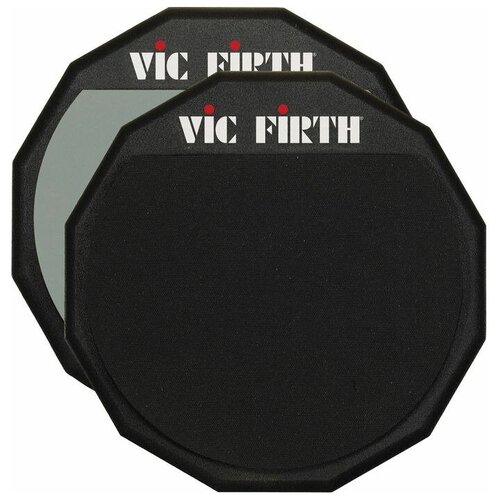 Vic Firth Pad12d - двусторонний тренировочный пэд vic firth fasp тренировочный набор