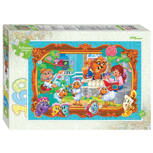 пазл step puzzle красавица и чудовище 72070 160 дет Пазл Step puzzle Красавица и Чудовище (72070), 160 дет., 19х29х3.5 см