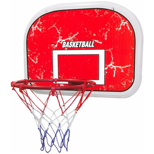 фото Набор для игры в баскетбол (корзина 32 см со щитом 47х33, мяч, насос) хэппиленд