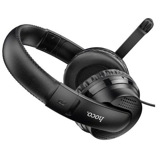 Наушники W103 Gaming headphones проводные HOCO черные наушники с микрофоном hoco gaming w103 magic tour black