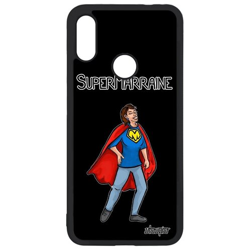 фото Защитный чехол на смартфон // xiaomi redmi note 7 // "суперкрестная" юмор герой, utaupia, черный