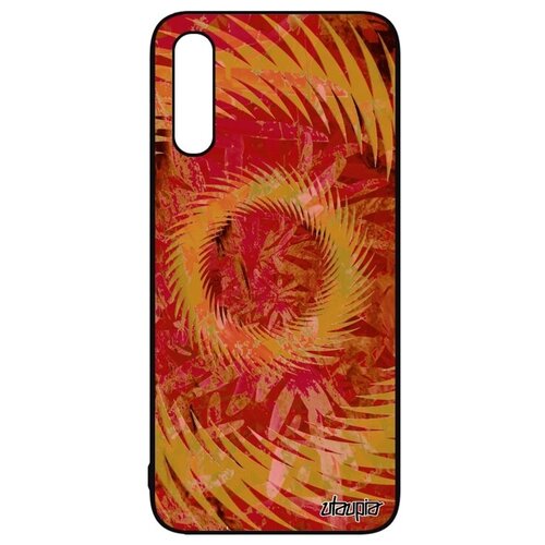 фото Защитный чехол для // samsung galaxy a50 // "мандала спираль" кольцо сфера, utaupia, красный