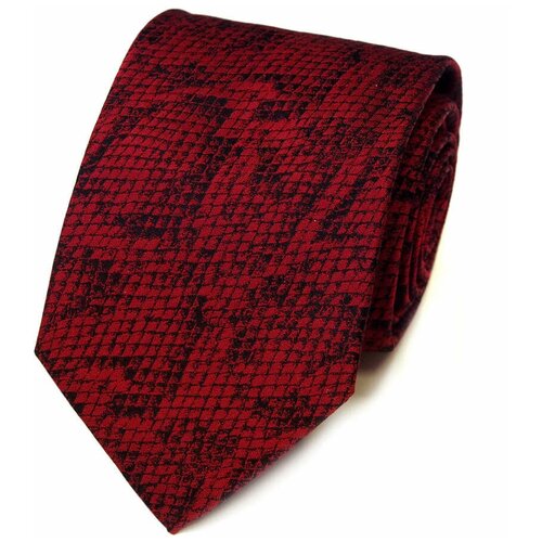 Бордовый галстук с тонким черным дизайном Kenzo Takada 826357