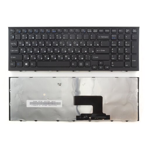 Клавиатура для ноутбука Sony Vaio VPC-EE черная с рамкой 920₽