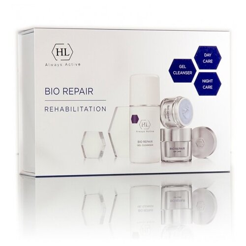 Holy Land Bio Repair Kit - Набор, 125 мл+50 мл+50 мл holy land bio repair day care spf 15 дневной защитный крем для лица 50 мл