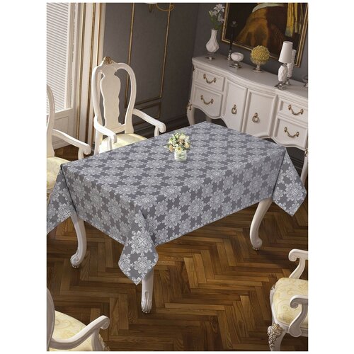 фото Do & co скатерть krystal цвет: серебряный br23250 (160х220 см)