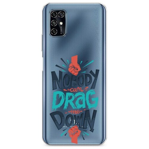 фото Силиконовый чехол "nobody cam drag" на zte zte blade v2020 smart / зте блейд в2020 смарт case place