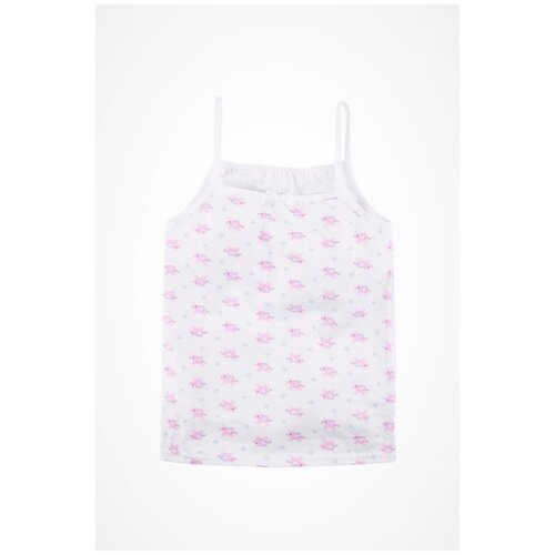 фото Майка с единорогами 237б-177 белый 122-128 bossa nova