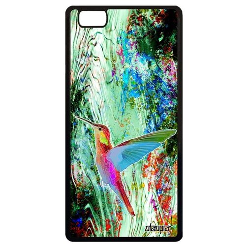 фото Противоударный чехол на телефон // huawei p8 lite 2015 // "колибри" стиль полет, utaupia, серебристый