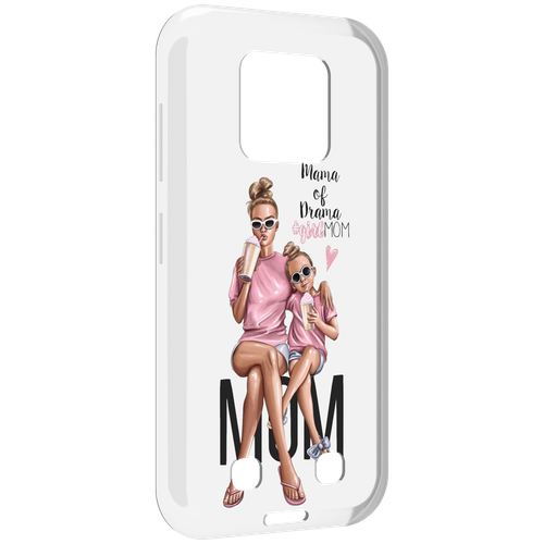 Чехол MyPads Мама-мечты женский для Oukitel WP18 задняя-панель-накладка-бампер