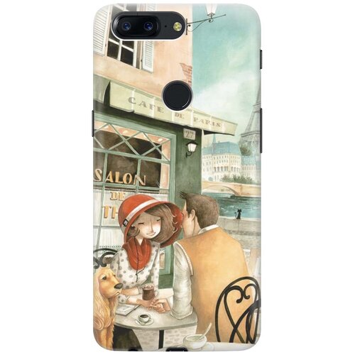 фото Re:pa накладка transparent для oneplus 5t с принтом "sweet paris"