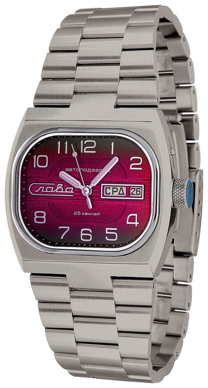 Часы наручные "Слава" механические "TV" 0220302/100-2427