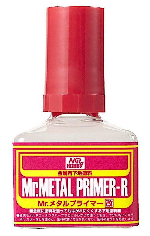 MR.HOBBY Mr.Metal Primer R, Грунтовка для металлических деталей, 40мл