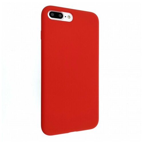 фото Чехол на apple iphone 8 plus / 7 plus kruche silicone red / чехол для apple iphone / чехол для айфон / бампер на айфон / чехол накладка для iphone / противоударная накладка для iphone / защита для iphone / защита на айфон / силиконовый чехол для iphone / пластиковый чехол на iphone / защитный чехол для iphone кruче