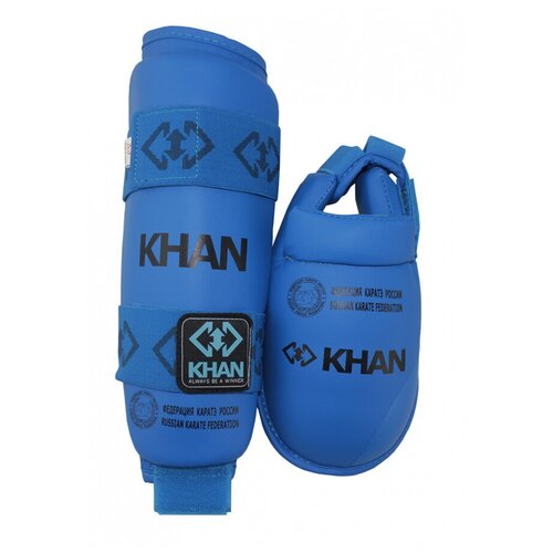 фото Khan защита голени и стопы khan фкр синий