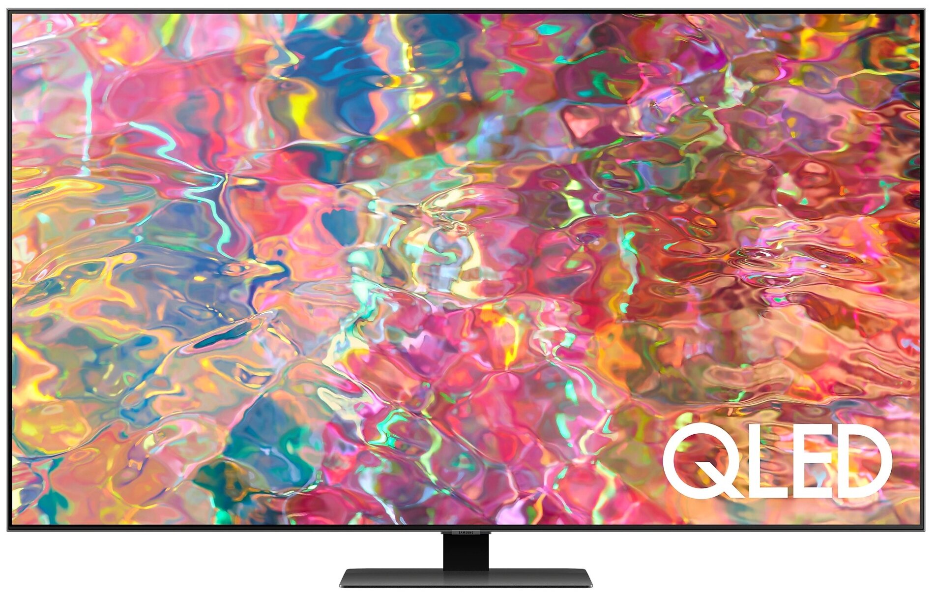 55" Телевизор Samsung QE55Q80BAT QLED, HDR, черный