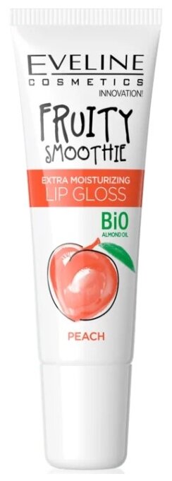 Eveline Cosmetics Блеск для губ Fruity Smoothie, peach