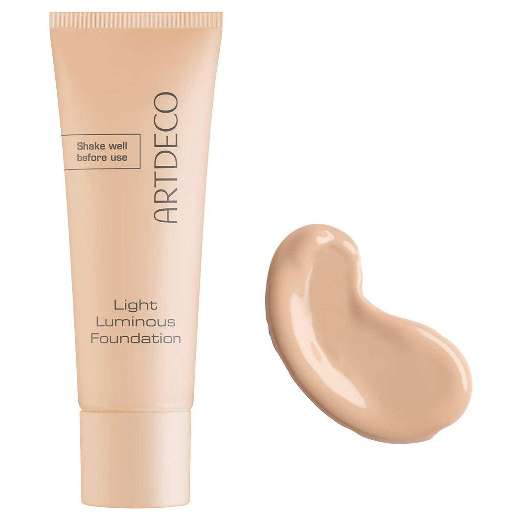 Тональный крем ARTDECO легкий с эфектом сияния Light Luminous Foundation, тон 20 soft caramel