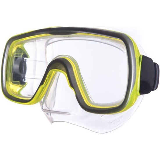 Маска Salvas Geo Sr Mask, для плавания арт. CA175S1GYSTH, закален. стекло, силикон, размер: Senior, желтый