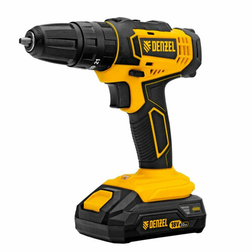 Дрель-шуруповерт аккумуляторная ударная Denzel CIDB-18-02 18В 50Hm 2 акк х 20Ahз у 1617700₽