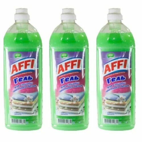 AFFI Кондиционер для белья Цветущий миндаль, 1 л, 3 шт