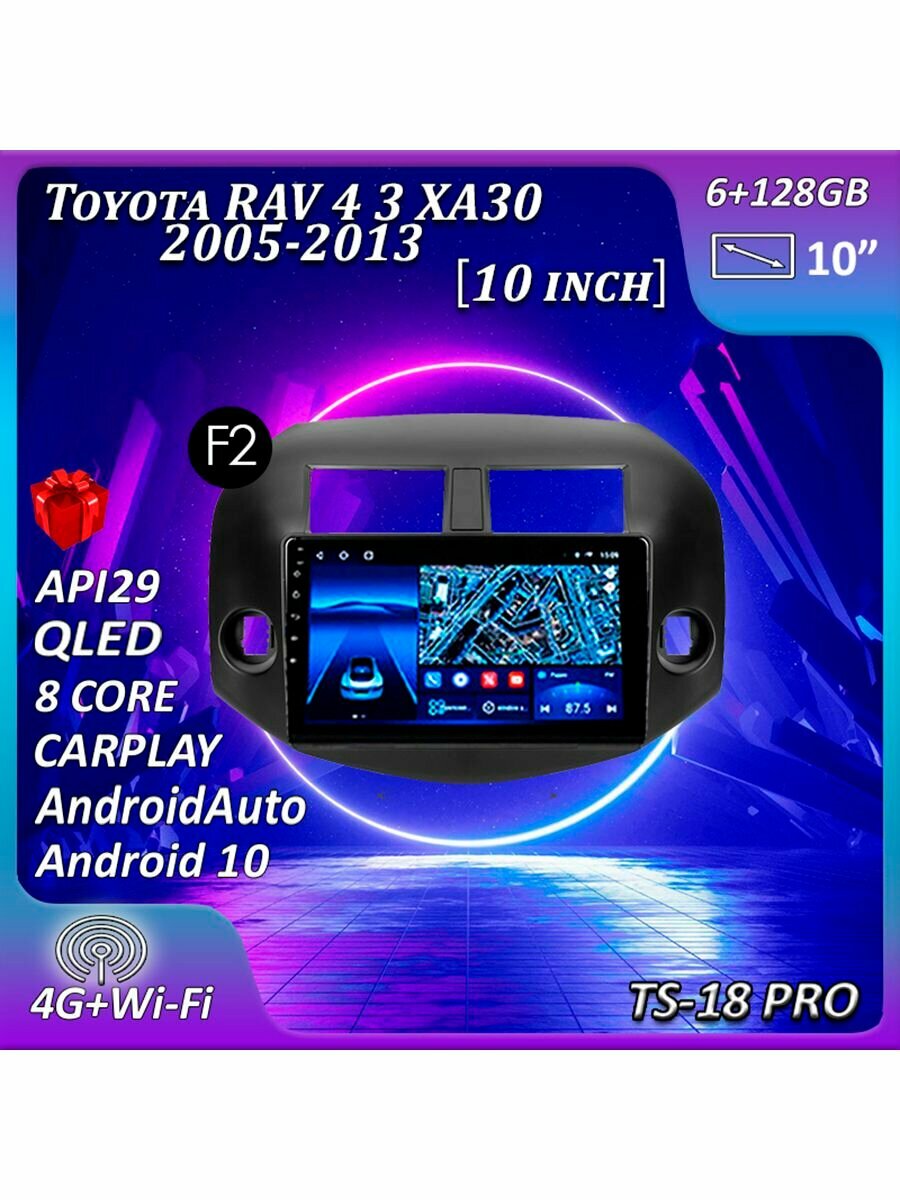 МагнитолаTS18Pro Toyota RAV4 3 XA30 2005 – 2016 6+128 GB