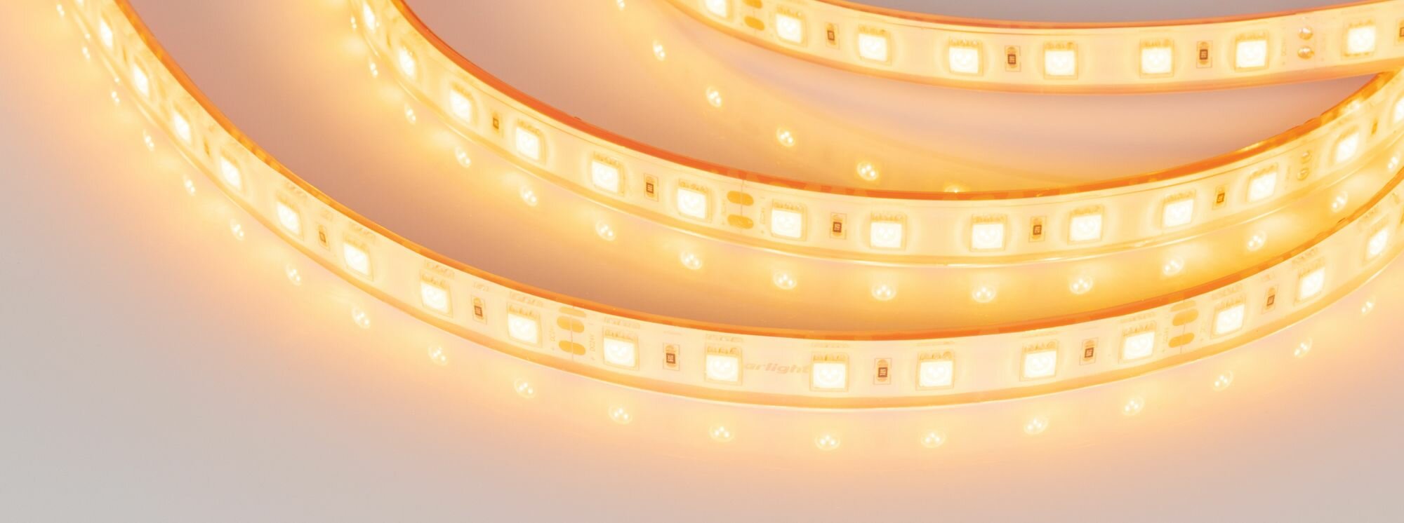RTW 2-5000PGS 014019 Светодиодная лента 24В Yellow 2x (5060, IP67, 300 LED, 5 м) Arlight - фото №4