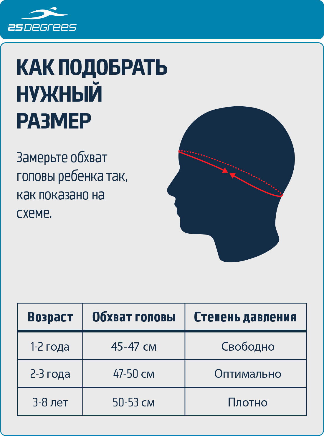 Шапочка для плавания 25DEGREES Comfo детская черный