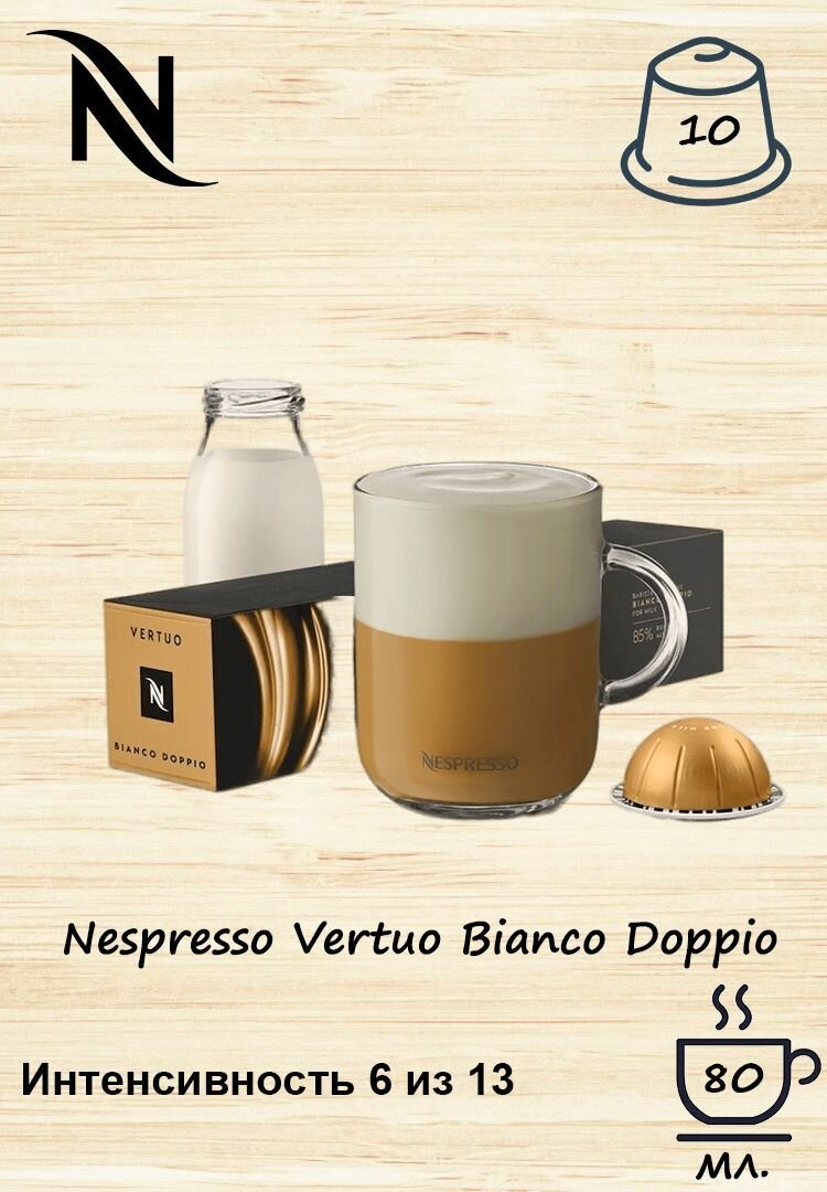 Кофе в капсулах Vertuo Bianco Doppio, 1уп.*10 капс. - фотография № 11