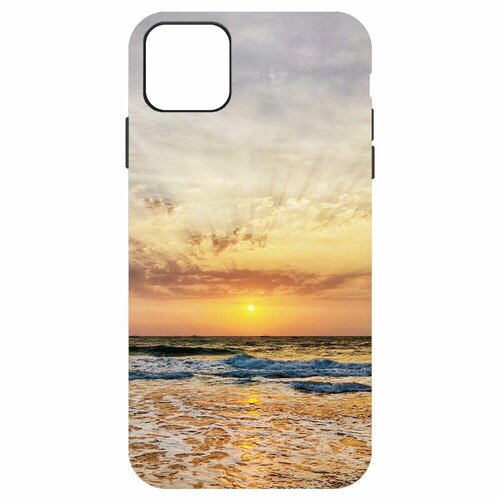 Чехол-накладка Krutoff Soft Case Индия, Пляжи Гоа для iPhone 11 Pro Max черный чехол накладка krutoff soft case индия пляжи гоа для iphone 13 pro max черный