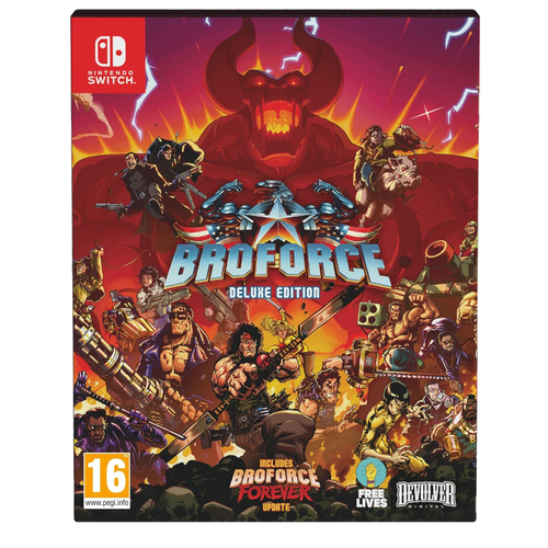 Broforce Deluxe Edition [Nintendo Switch, английская версия] contra rogue corps locked and loaded edition [us][nintendo switch английская версия]