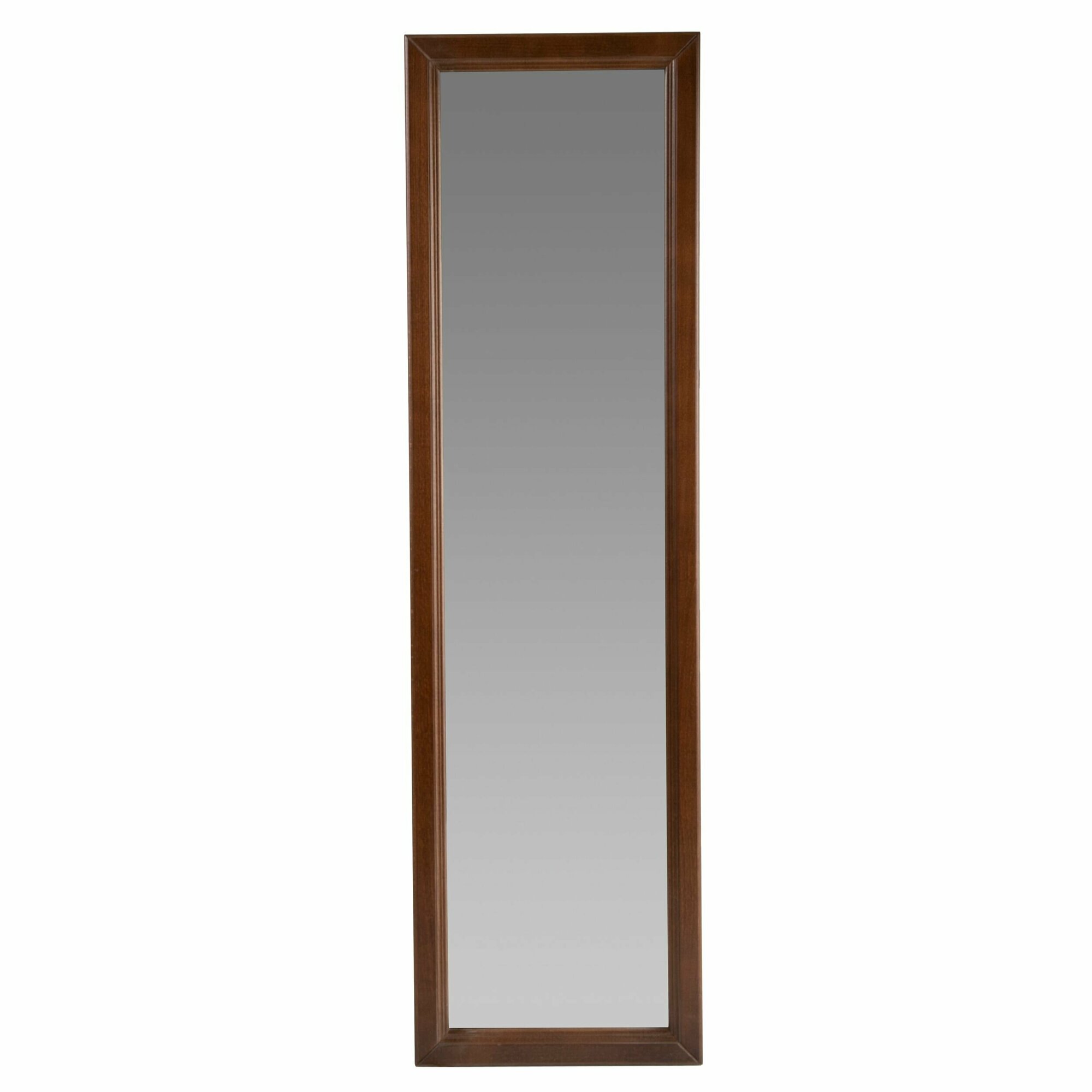 Зеркало настенное прямоугольное PASSO GIGLIO II, коричневая рама