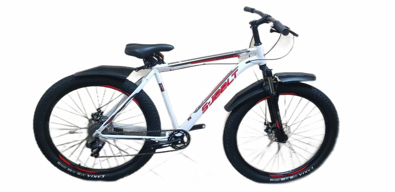 Велосипед горный 29" 3.0" S-jeelt" полуфет белый для высокого роста высокая рама алюминиевый полуфэт алюминиевая