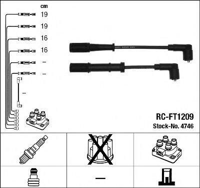 NGK комплект проводов зажигания RC-FT1209 4746