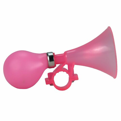 Клаксон велосипедный, розовый пластиковый рожок