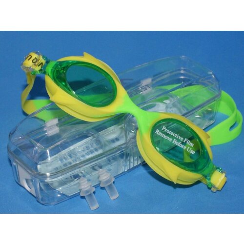Очки для плавания BL-26 (Жёлто-зелёные - З)