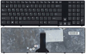 Клавиатура для Asus K95, черная с черной рамкой