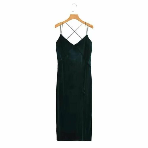 Платье Prima Woman, размер S, темно-зеленый