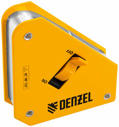 Фиксатор магнитный отключаемый для сварочных работ усилие 30 LB Denzel 45х90 град. 97561